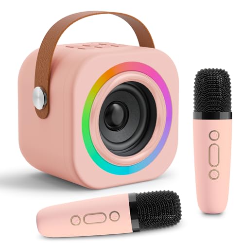 Kids Karaoke Machine with 2 Wireless Microphones