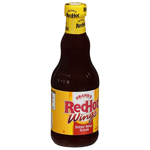 5 Pack Frank's RedHot Honey Teriyaki Wing Sauce 12oz