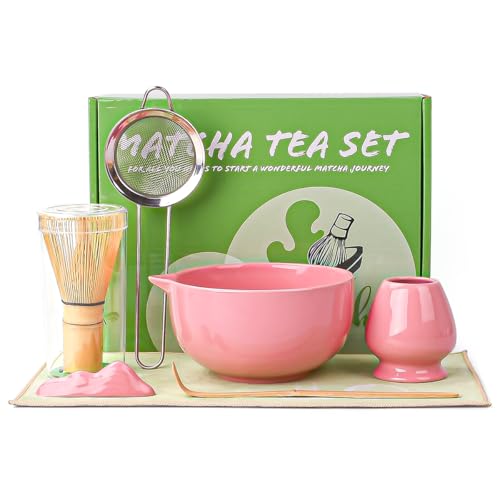 7 Piece Matcha Tea Ceremony Whisk Set