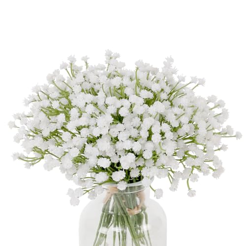 6 Pack Artificial Babys Breath Flowers Bulk Decor