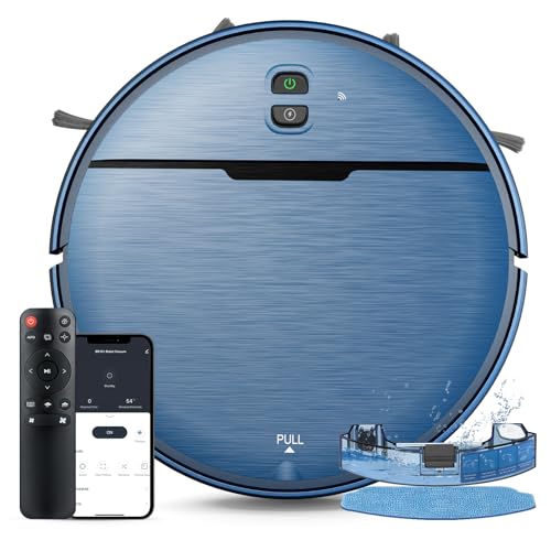 Robot Vacuum and Mop Combo with WiFi and App