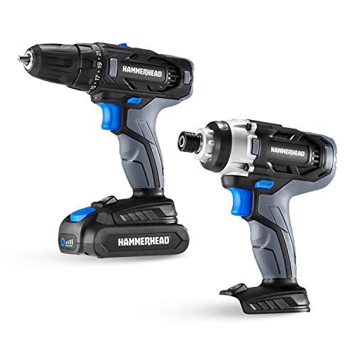 2 Tool 20V Cordless Drill and Impact Driver Kit