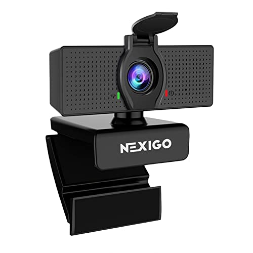NexiGo 1080P HD Webcam with Microphone, Privacy Cover