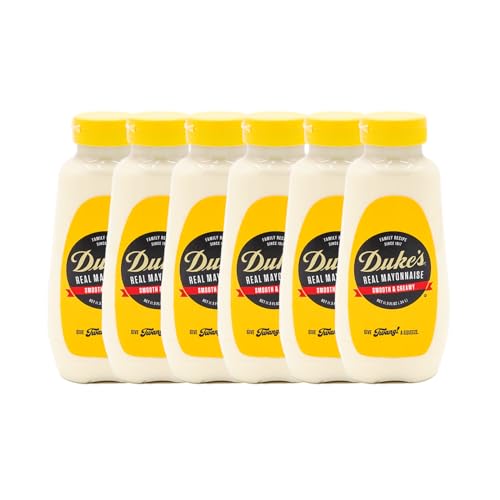 6 Pack Duke's Mayonnaise Squeeze Bottle, 11.5 oz
