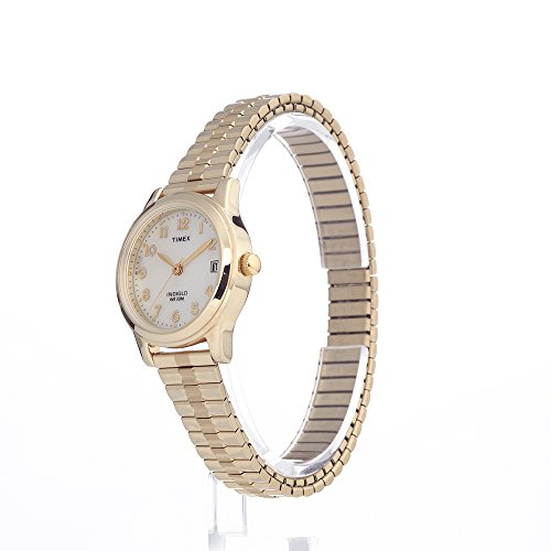 Timex Gold-Tone Stainless Steel Expansion Band Watch