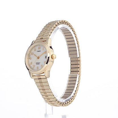 Timex Gold-Tone Stainless Steel Expansion Band Watch