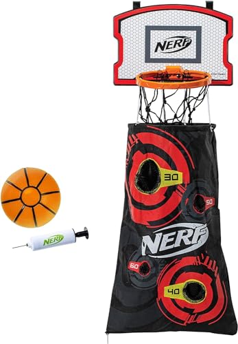 Nerf Over-Door Laundry Basketball Hoop Hamper