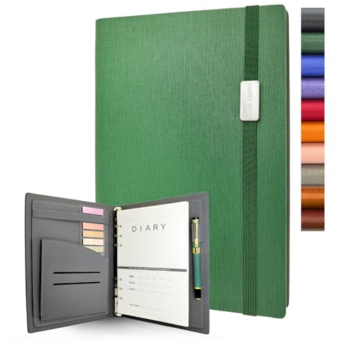 160 Page Refillable A5 Binder Notebook with Pockets