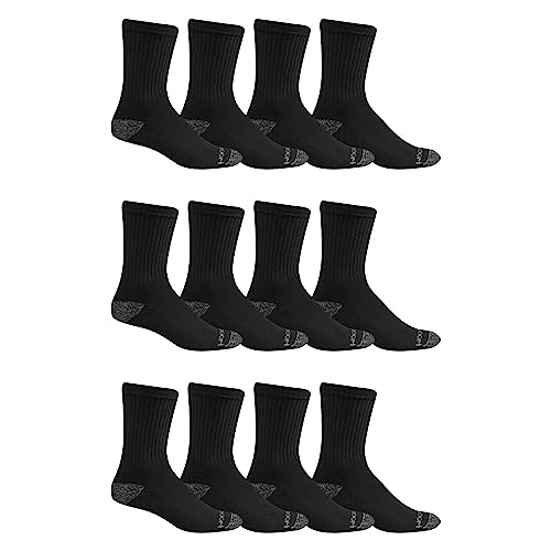 12 Pack Fruit of the Loom Men's Crew Socks
