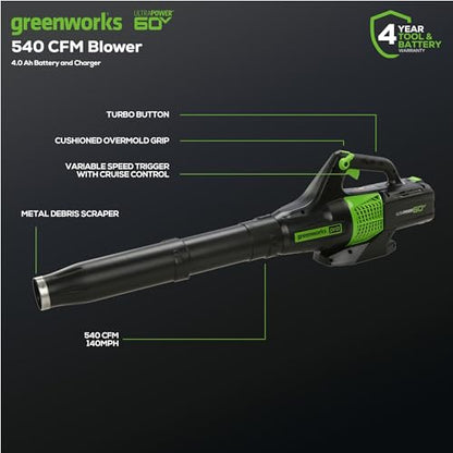Greenworks 60V Cordless Trimmer & Blower Combo