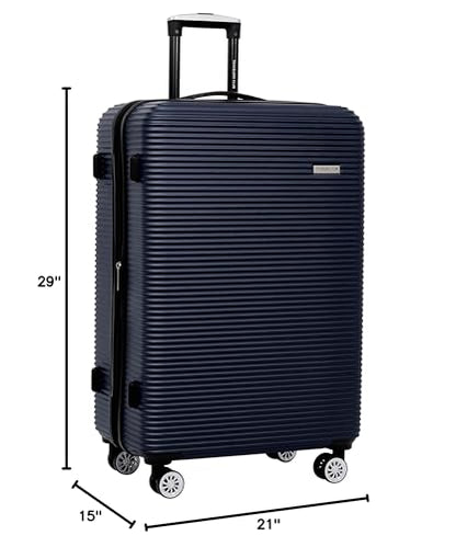 Travelers Club 14-Piece Luggage Set, Navy Blue