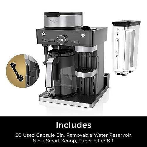 Ninja Espresso Coffee Maker with Frother & Capsules