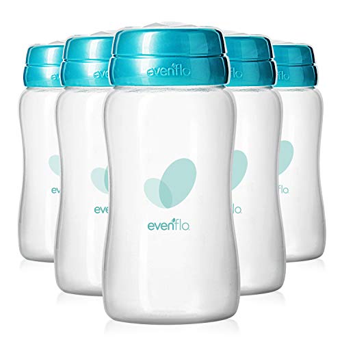 6 Pack Evenflo 5oz Breast Milk Collection Bottles