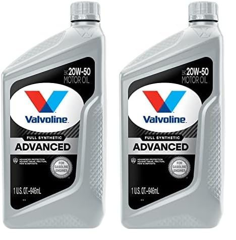 2 Pack Valvoline Full Synthetic Motor Oil 20W-50