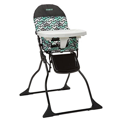 Cosco Simple Fold High Chair with 3-Position Tray (Elephant Squares)