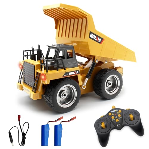Remote Control 4WD Dump Truck Toy with LED
