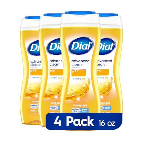 Dial Advanced Clean Body Wash 16 fl oz Pack 4