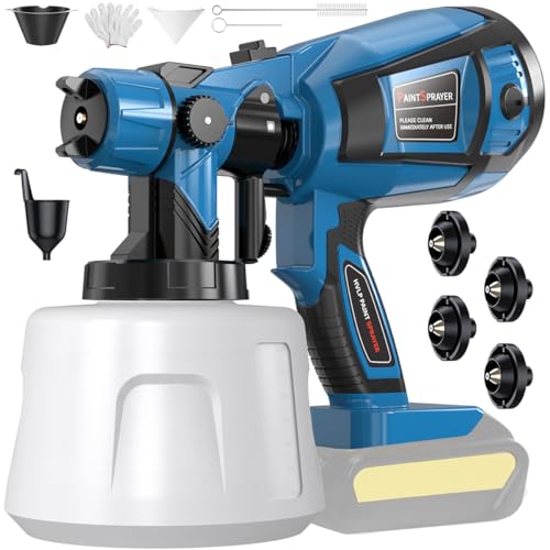 Cordless Electric Paint Sprayer High Power Compatible With Dewalt