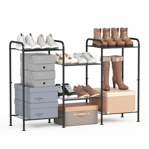 6 Tier Expandable Adjustable Shoe Rack Organizer Shelf