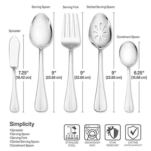 Pfaltzgraff 53-Piece Stainless Steel Flatware Set