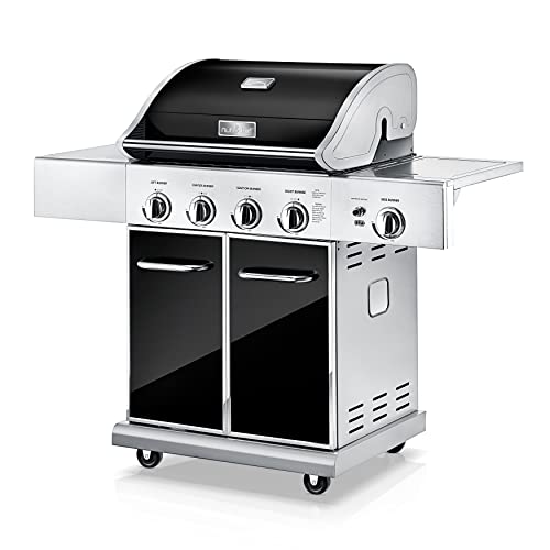 5-Burner Propane Gas Grill with Thermometer, 52,000 BTU