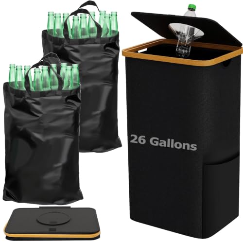 26 Gallon Kitchen Recycling Bin with Lid