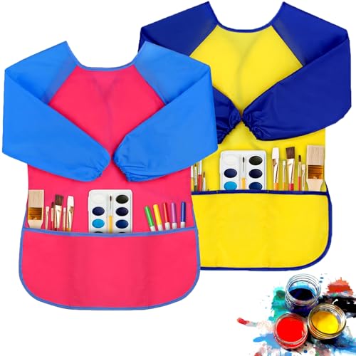 2 Pack Toddler Art Smocks for Painting