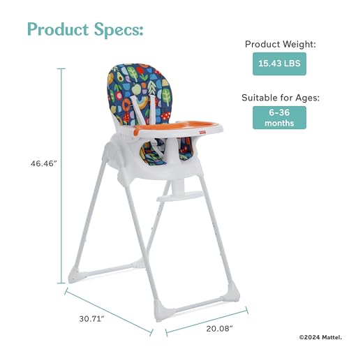 Portable Baby High Chair with Adjustable Height