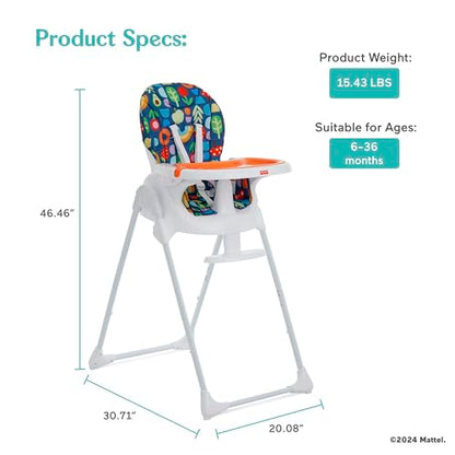 Portable Baby High Chair with Adjustable Height