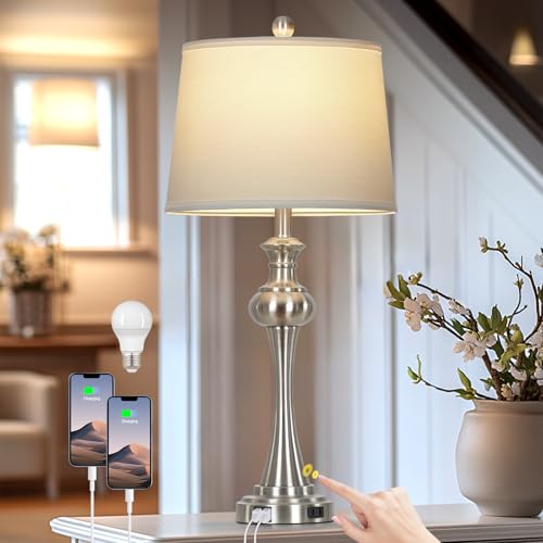 Touch Control 3-Way Bedside Table Lamp