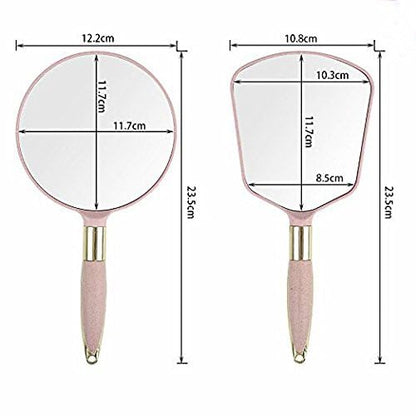 Handheld Makeup Mirror for Home and Travel