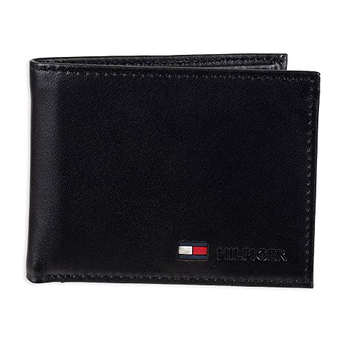 Tommy Hilfiger Slim Leather Passcase Wallet