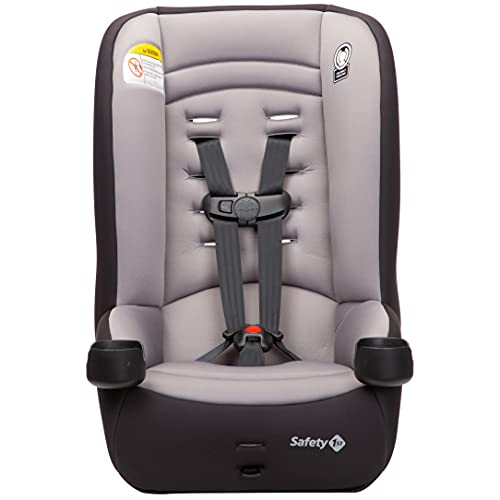 Safety 1st Jive 2-in-1 Convertible Car Seat, Rear Facing Car Seats for Babies (5-40 lbs, 19-40"), Forward Facing Carseat for Toddlers (22-65 lbs, 29-49"), Black Fox