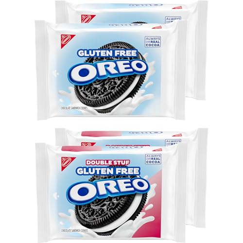 4 Pack Oreo Original & Double Stuf Gluten Free Cookies