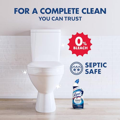 Lysol Toilet Bowl Cleaner Gel, Stain Removal, 24 oz
