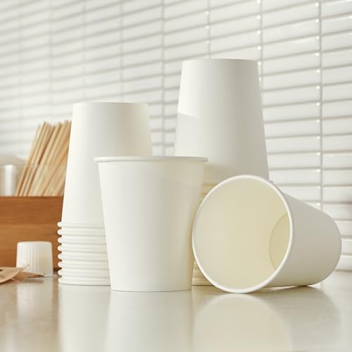 1000 Pack Amazon Basics 12oz Disposable Coffee Cups