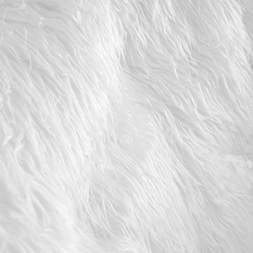 Urban Lifestyle Faux Fur Saucer Chair, Off White