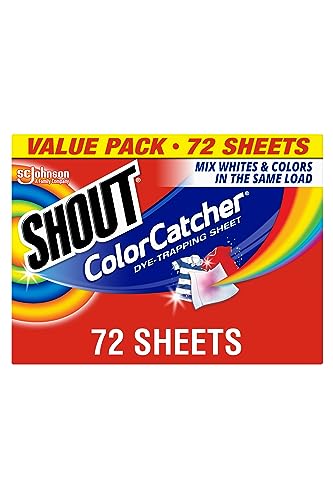 72 Count Shout Color Catcher Laundry Sheets