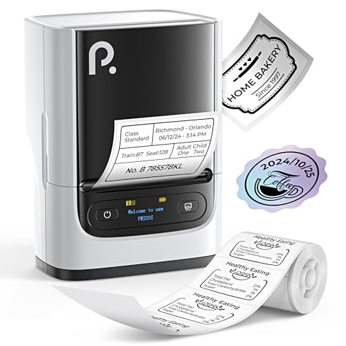 Bluetooth Thermal Label Maker Machine with Tape