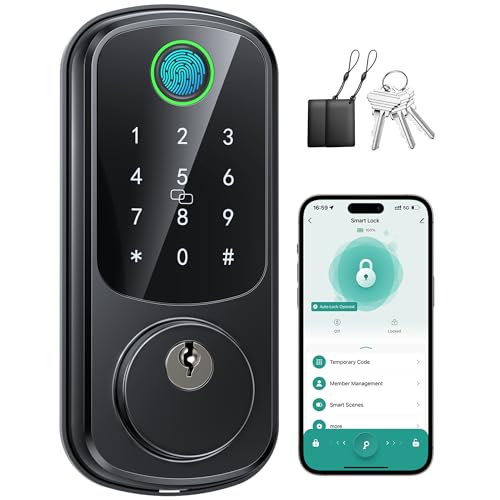 SohoTeco Smart Fingerprint Door Lock with Keypad