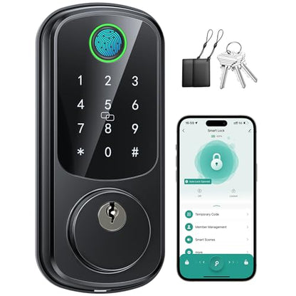 SohoTeco Smart Fingerprint Door Lock with Keypad