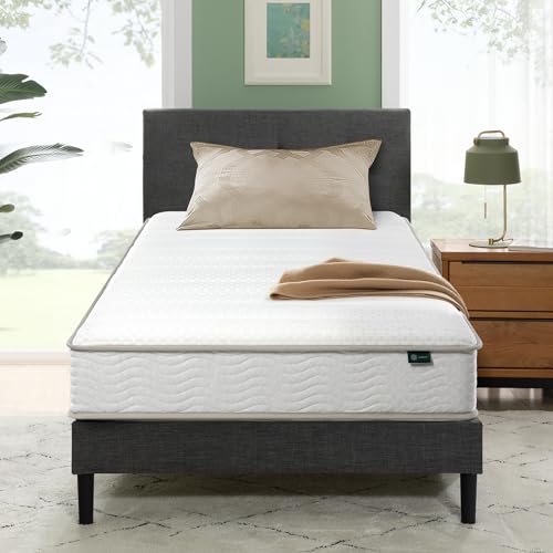 Zinus 6 Inch Medium Firm Hybrid Twin Mattress