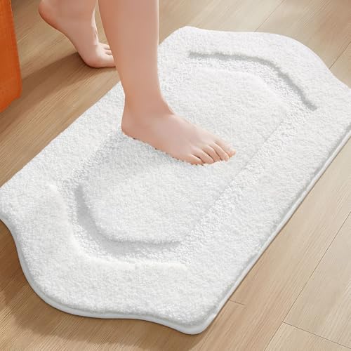 Extra Soft Absorbent Non-Slip Bathroom Bath Rug 20x32