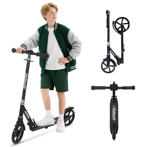 Folding Kick Scooter with Shock Absorber for Kids Adults