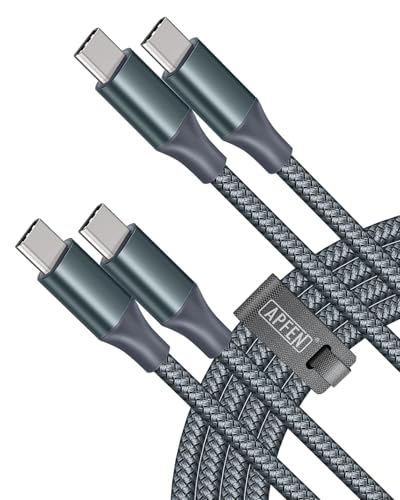 2 Pack USB C to USB C 60W Charging Cables