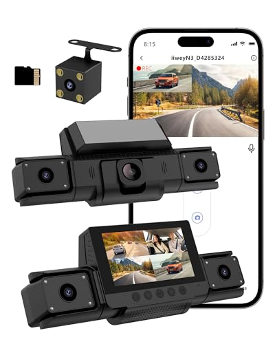 1080P 4 Channel 360 Dash Cam with GPS