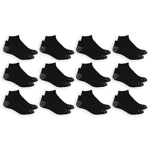 12 Pack Fruit of the Loom Men's Low Cut Socks