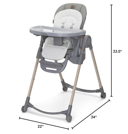 Maxi-Cosi 6-in-1 Portable High Chair, Classic Green