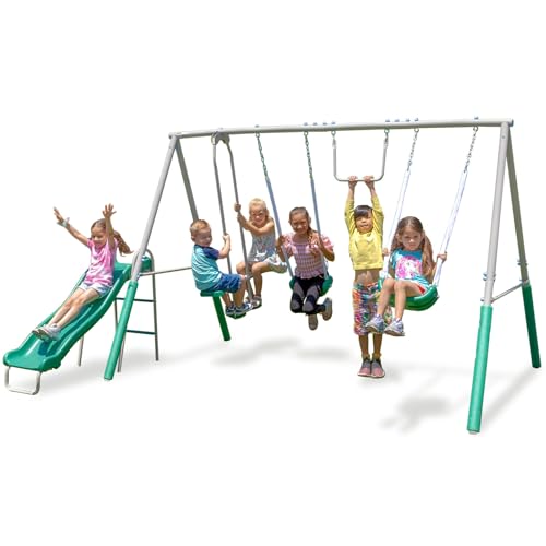 Sportspower 600lb Metal Backyard Swing Set