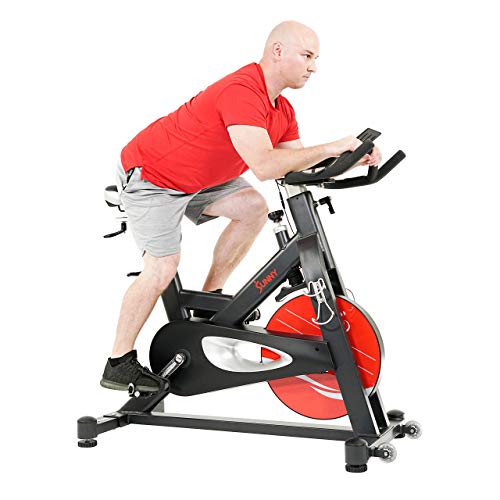 Sunny Health & Fitness Magnetic Belt Drive Indoor Bike